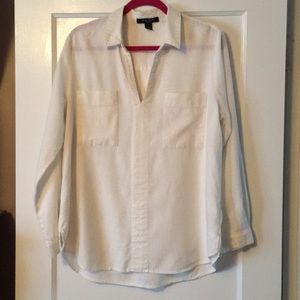Nine West linen and rayon shirt Size L